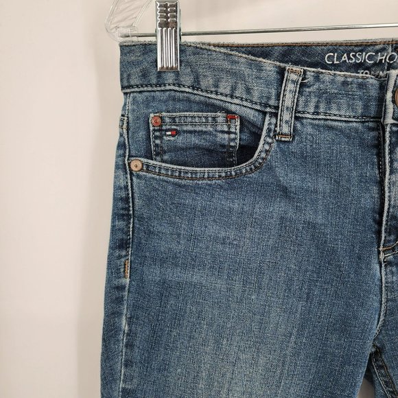 Tommy Hilfiger Hope Boot Bootcut Jeans 8 S Medium Wash Classic Denim Blue Cotton - Picture 3 of 9